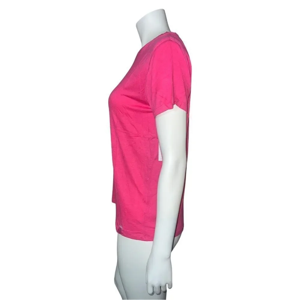 Vera Bradley Cadence Essential Tee Pink Cashmere Sleep Shirt Large NWT
